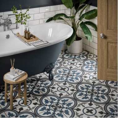 Sorolla Patterned Glazed Ceramic Wall & Floor tile P10869 250x250mm Verona