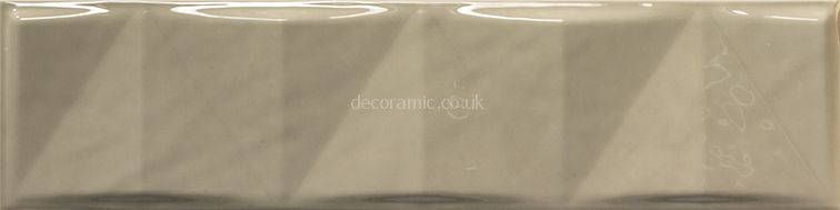 Ceramic Diamond Toffee Glossy 187253 10x40 cm by Dekostock