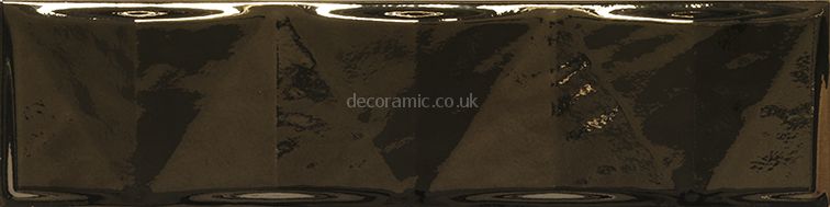 Ceramic Diamond Metal Glossy 187254 10x40 cm by Dekostock