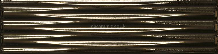 Ceramic Loop Metal Glossy 187268 10x40 cm by Dekostock