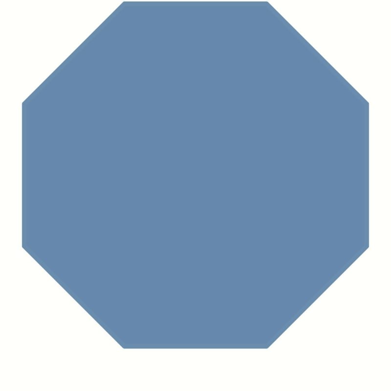Blue Octagon 6631V 151x151mm Victorian Floor Tile Plain Colour