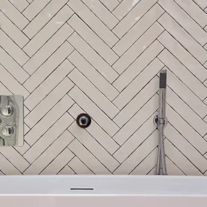 Avebury Ceramic Plaster Gloss Ceramic Tile 5x25 Ca’ Pietra