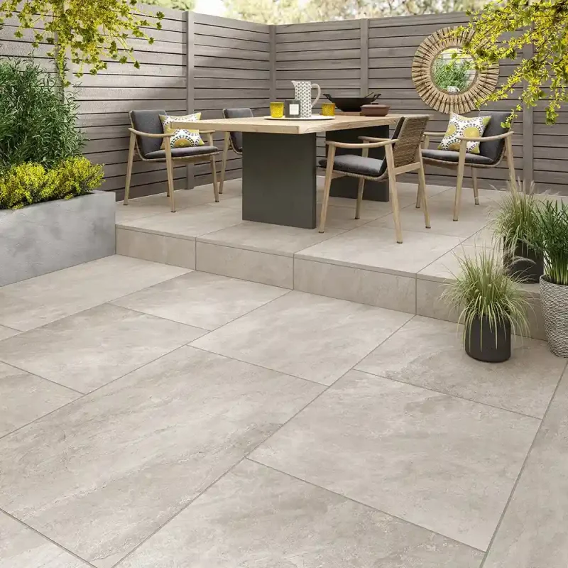 Rainton beige matt porcelain 600x900x20mm floor outdoor tile p12870 Verona
