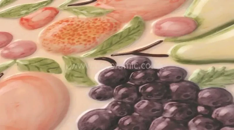 Winchester Fruit Plaque Decorated Tile 320 x 320 mm W.HP1072N
