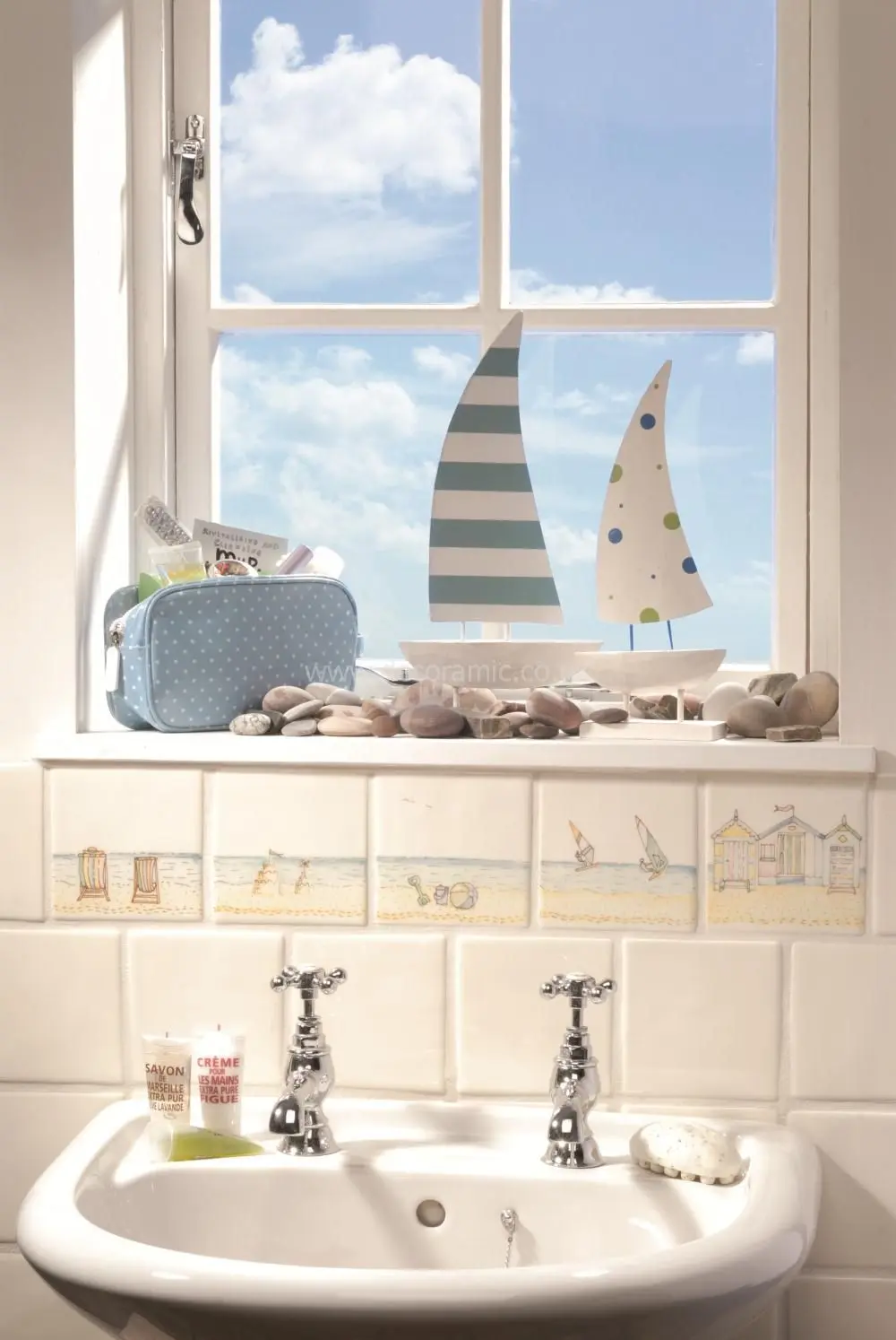 Winchester Sea Sports Decorated Tile 127 x 127 mm W.HP1615