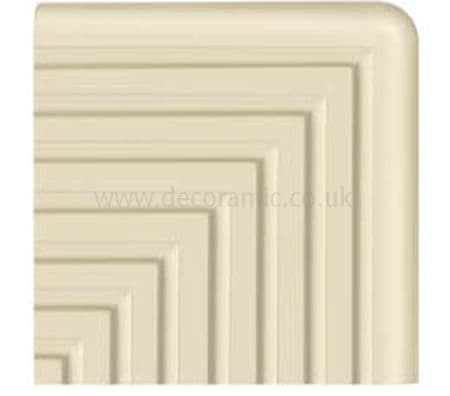 Step Tread Corner Quartz Structured Anti Slip Porcelain - DW-SAQUZ1010 - 100x100x12 Dorset Woolliscroft