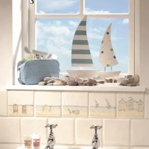 Winchester Beach Games Decorated Tile 127 x 127 mm W.HP1614