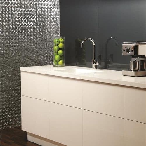 Original Style Merle Metallic clear glass splashback GW-MRL2406C 600x750mm Splashbacks