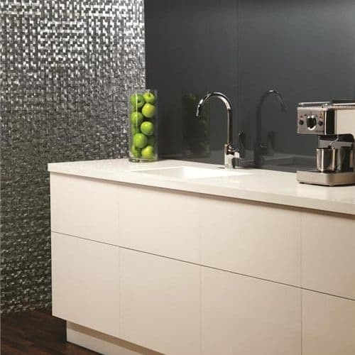 Original Style Merle Metallic clear glass splashback GW-MRL3606C 900x750mm Splashbacks