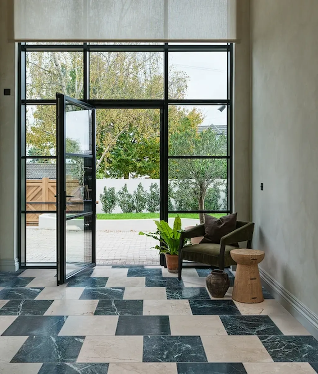 Versailles Marble Vert Honed green marble floor tiles