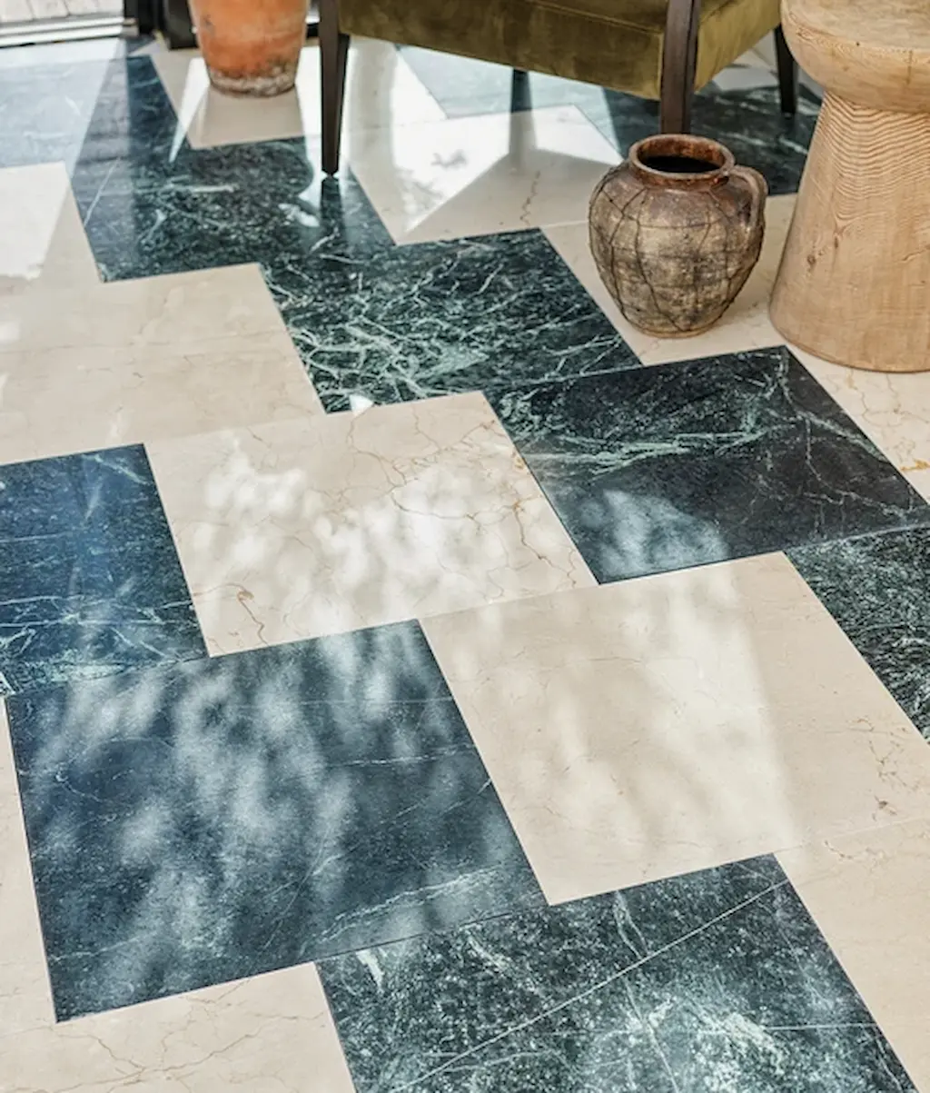 Versailles Marble Crème Honed cream marble tile swatch