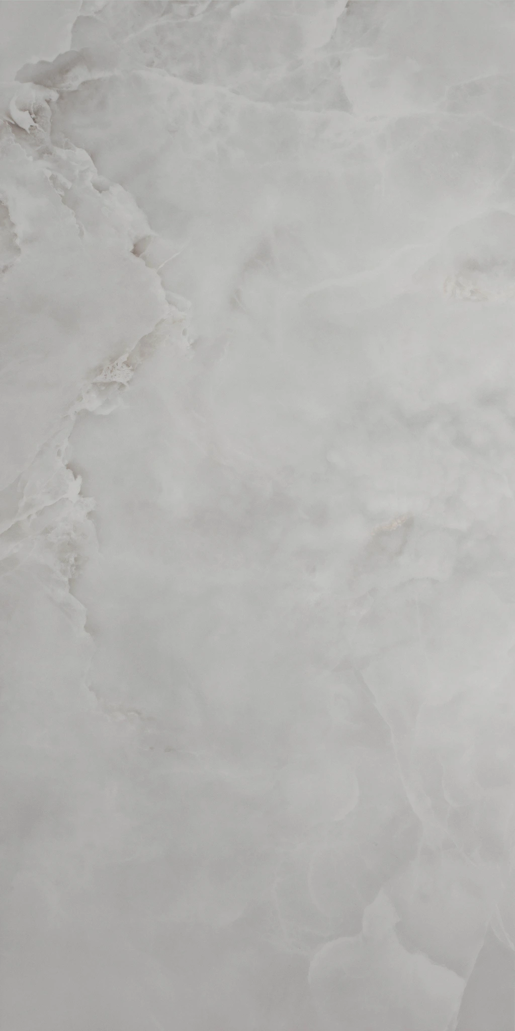 Detailed view of Aquamarine Grey porcelain tile with gentle veining and a smooth stone-effect finish