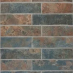 Blue slate 6.2x23.5cm brick tiles