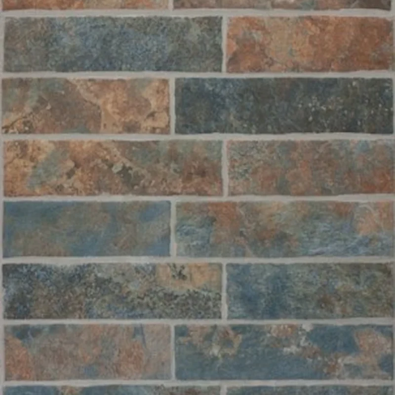 Blue slate 6.2x23.5cm brick tiles