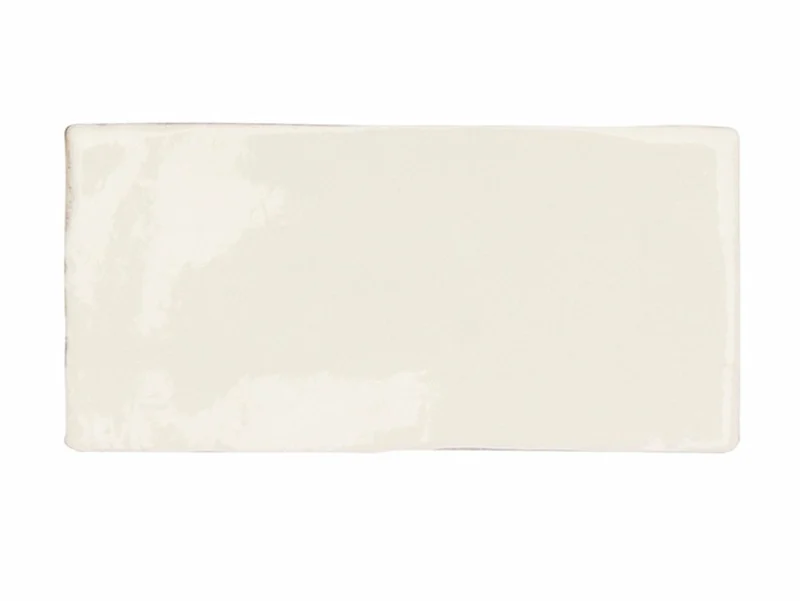 Antique white gloss brick 7.5x15cm single tile