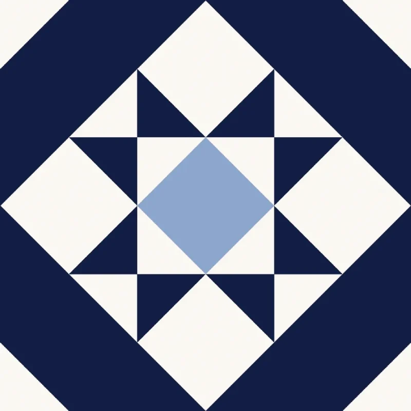 Georgian Navy Blue Decor 6