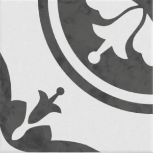 Georgian Black & White Floral Decor 25