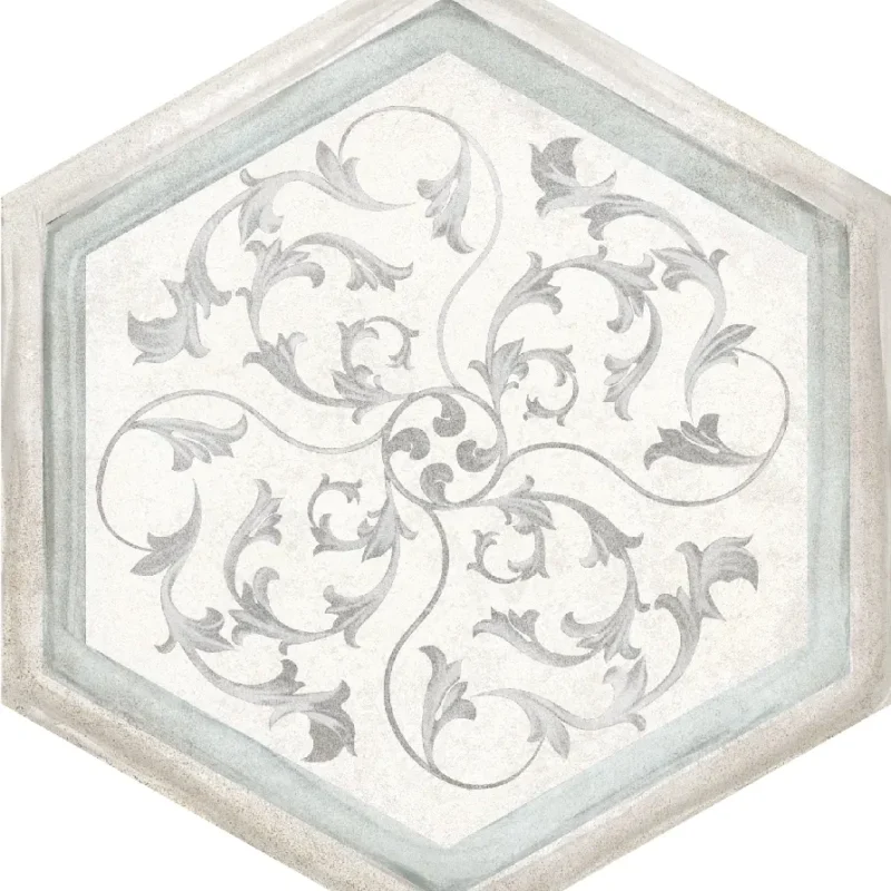 Lisbon Hexagon Iris Verde