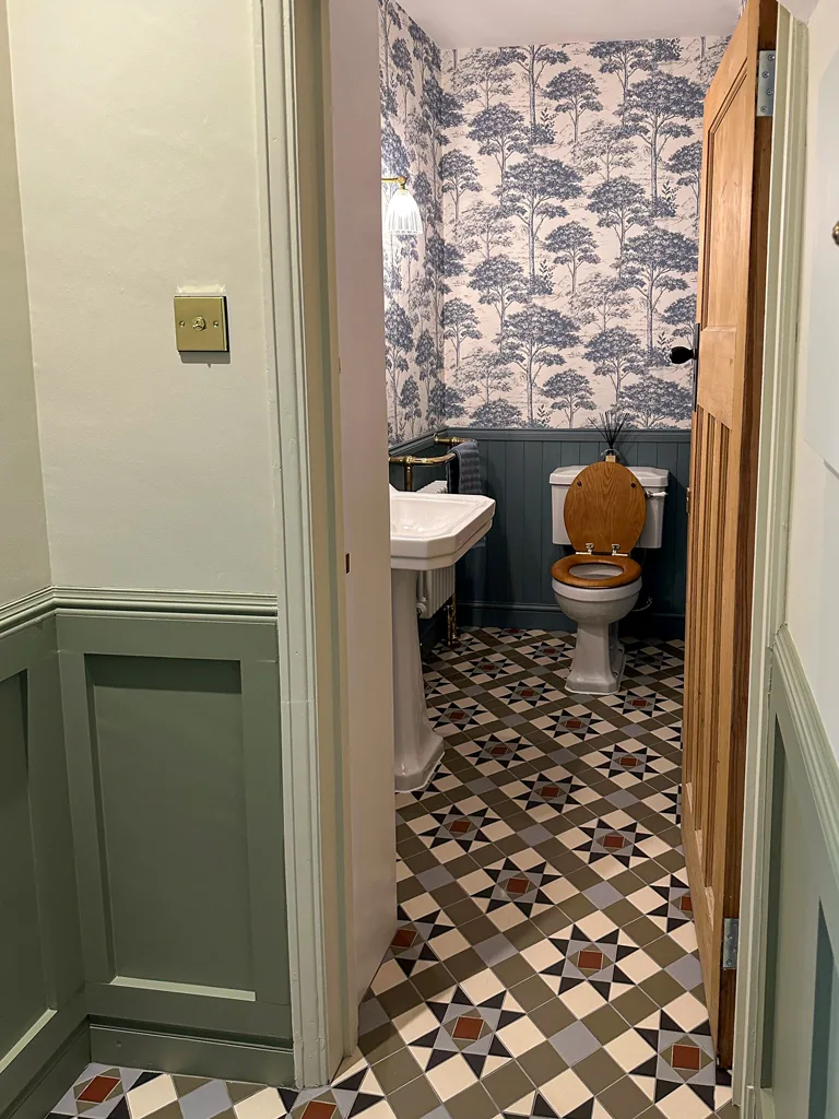 Customer bathroom tiles