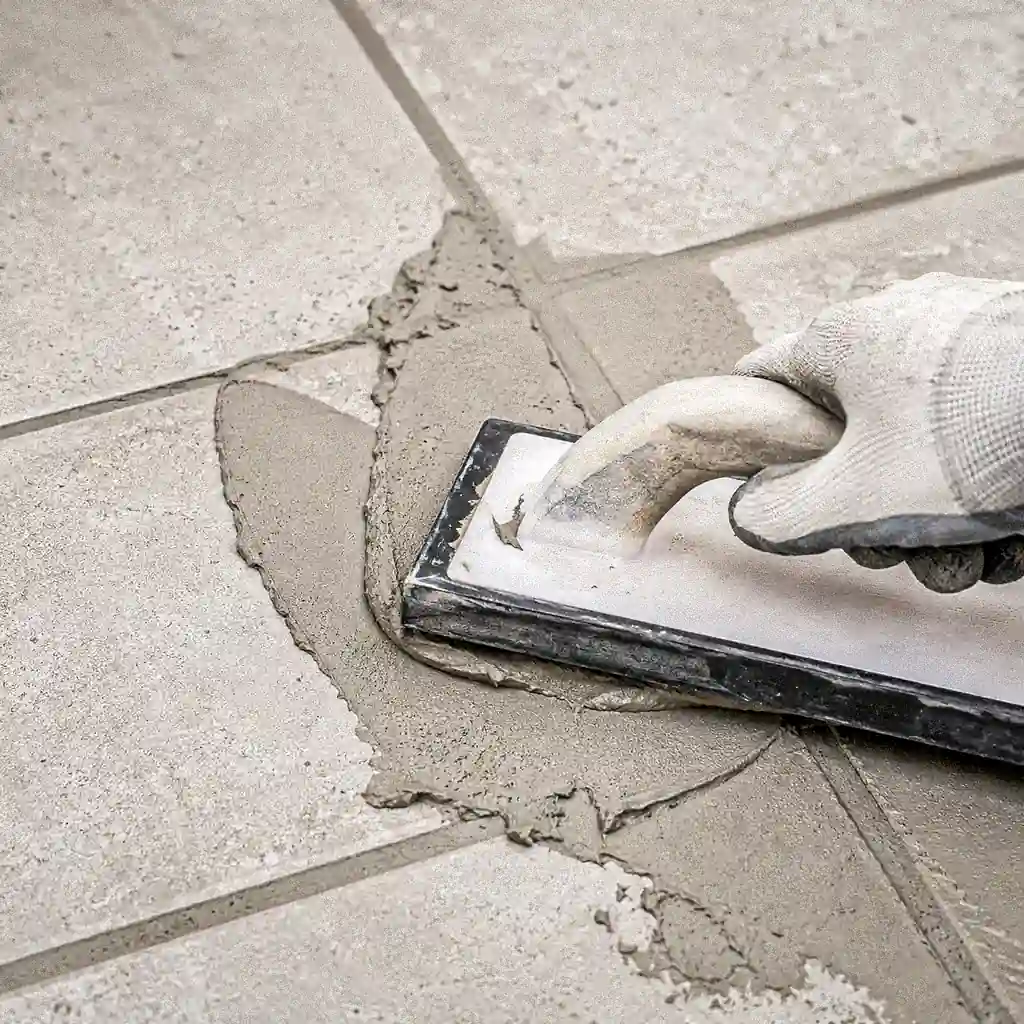 Tile grout finishing products