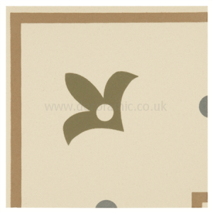 Indo Internal Corner Dublin, Denim and Old London on White tile 8060V 75x75x9 mm Odyssey Original Style