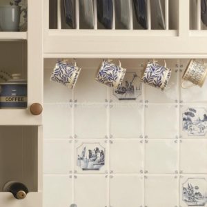 Winchester Ship and Island Decorated Tile 127 x 127 mm W.DE1518HP