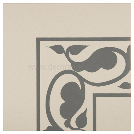 Moroccan External Corner Denim on Dover White tile 8075V 151x151x9 mm Odyssey Original Style