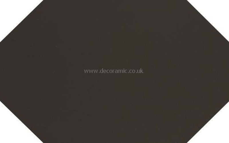 6334V black hexagon 151x75x53 | 6x3x2" plain tile Original Style