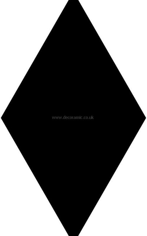 6339V black diamond 180x104 | 7 1/8x4 1/8" plain tile Original Style