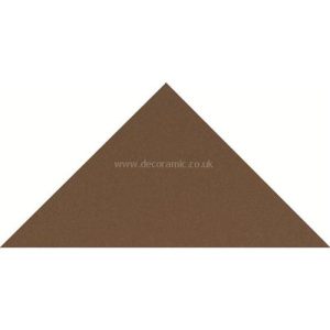 Original Style 6513V brown triangle 73 x 52 x 52 | 3 x 2 x 2" plain tile