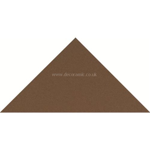 6513V brown triangle 73x52x52 | 3x2x2" plain tile Original Style