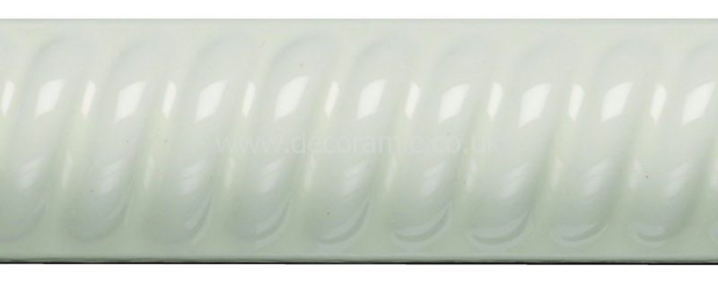 Winchester Off White Rope Moulding Tile 215x25 mm W.OW1217 Winchester Tiles