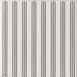 Odyssey Riviera Grey on Brilliant White 8507AGR Ceramic tile Glazed 152x152mm Original Style
