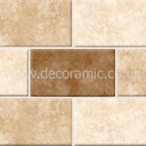 BCT01553 Rapolano Faux Mosaic Satin 248mm x 498mm