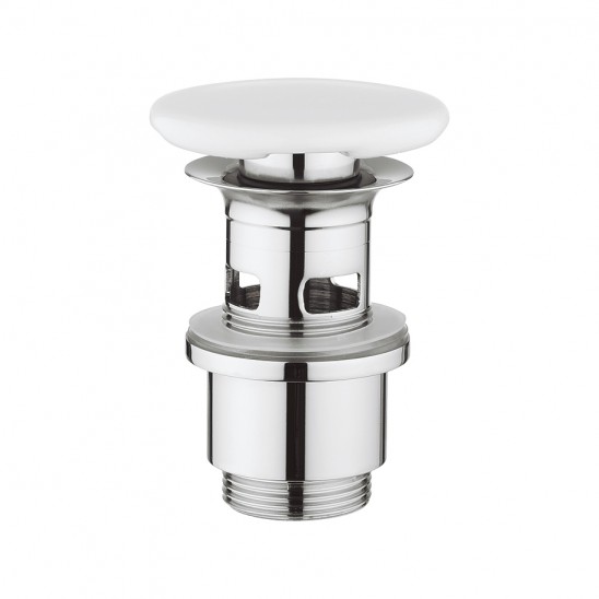 Ceramic Basin Click Clack Waste (slotted) by Crosswater Bathrooms