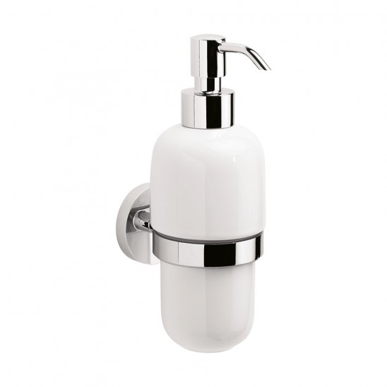 Central soap dispenser by Crosswater Bathrooms
