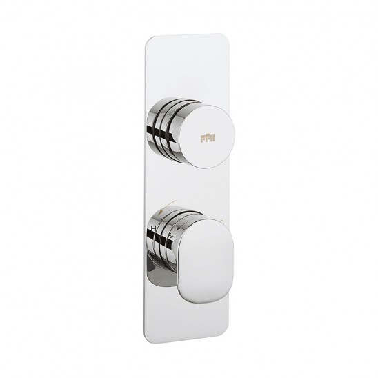 Dial Pier thermostatic shower valve by Crosswater Bathrooms