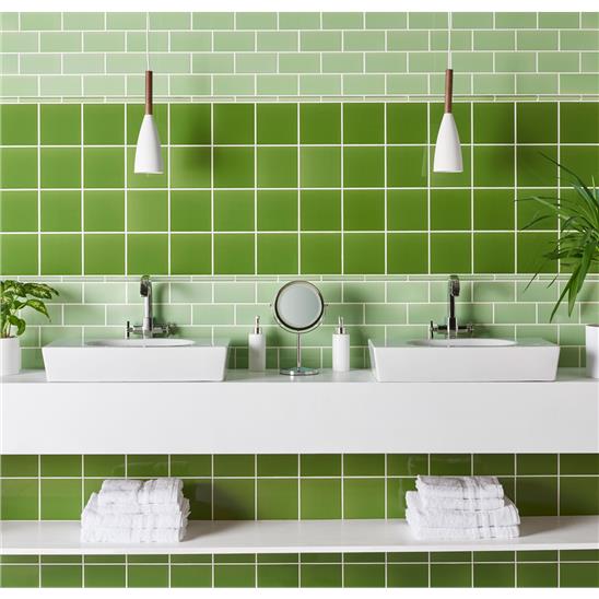 Palm Green Half Tile 152x75mm GPG9002 | IM-0005447 Original Style