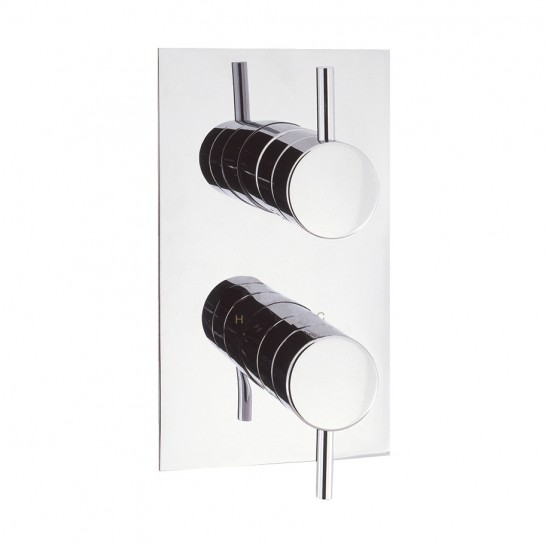 Kai Lever thermostatic shower valve with 2 way diverter by Crosswater Bathrooms