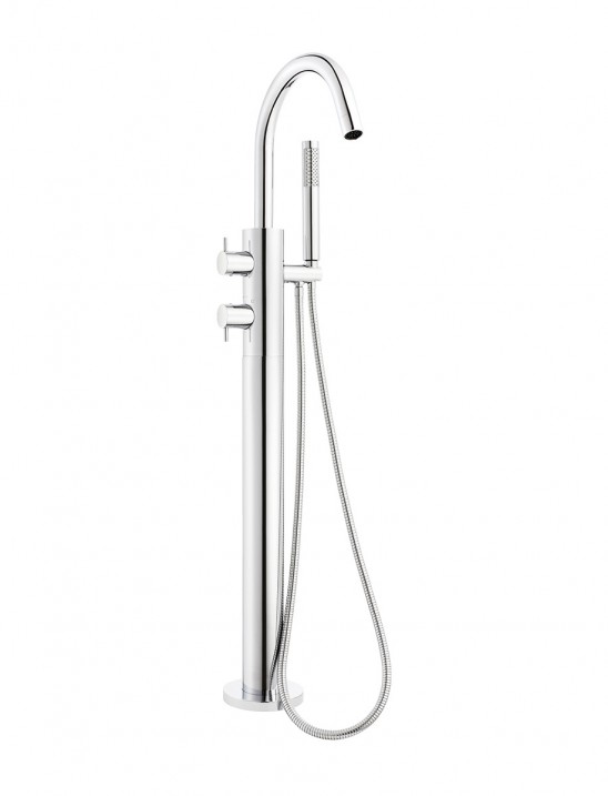 Kai Lever thermostatic bath shower mixer with kit by Crosswater Bathrooms