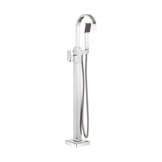Planet floor standing bath shower mixer with kit by Crosswater Bathrooms