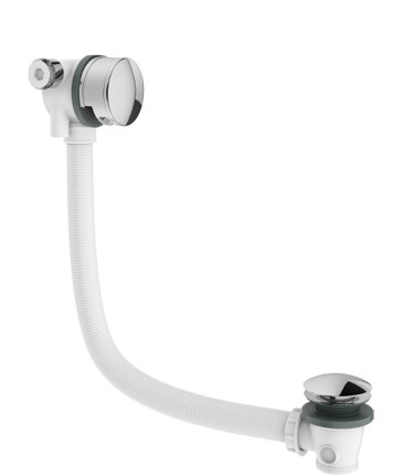 MPRO bath filler with click clack waste by Crosswater Bathrooms