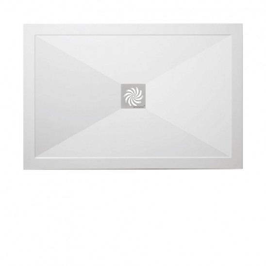 Rectangular 25mm Stone Resin Shower Tray & Waste by Crosswater Bathrooms