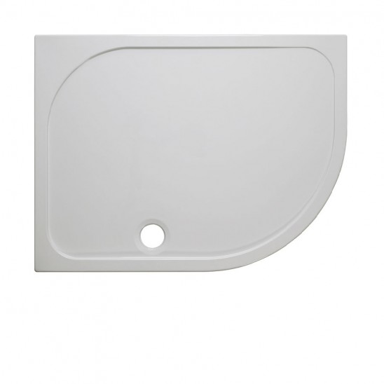 Offset Quadrant 45mm Stone Resin Shower Tray by Crosswater Bathrooms