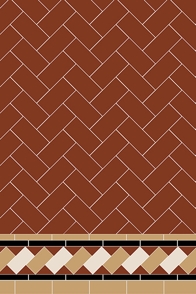Scarborough with Carroll victorian floor tile design Original Style