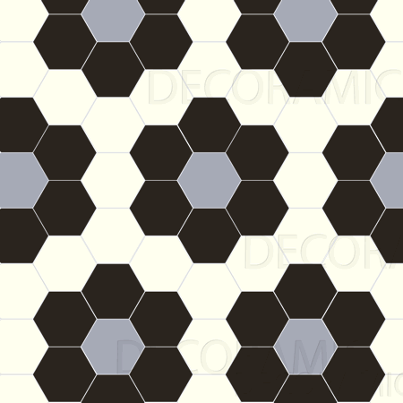 Stratford (A) with Kingsley victorian floor tile design Original Style