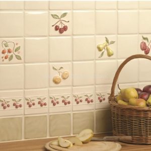 Winchester Cherry Decorated Tile 105x105mm W.HP1030