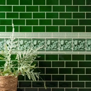 Berkeley Jade Breeze on Victorian Green Tile 152 x 152 mm IM-0031053