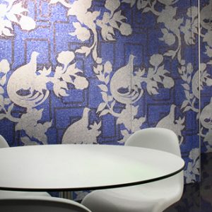 Peacock White 105.28x158 cm by Trend