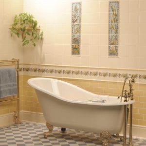 Original Style 6063B Birds And Butterfly 152 x 152mm | 6 x 3 " decorative tile